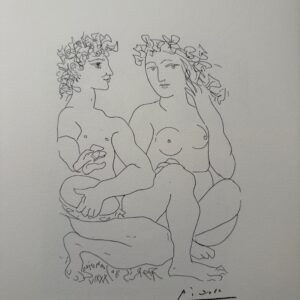 Joueur de Nu & Tambourin - Pablo Picasso