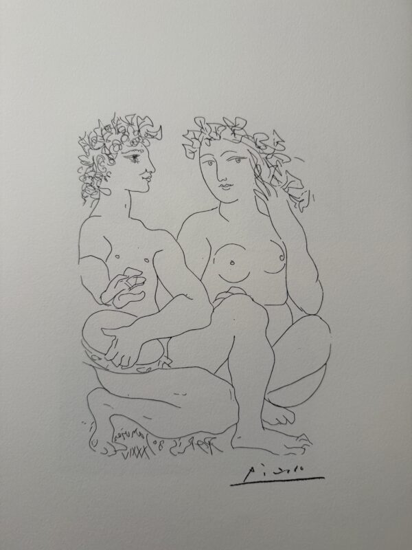 Joueur de Nu & Tambourin - Pablo Picasso