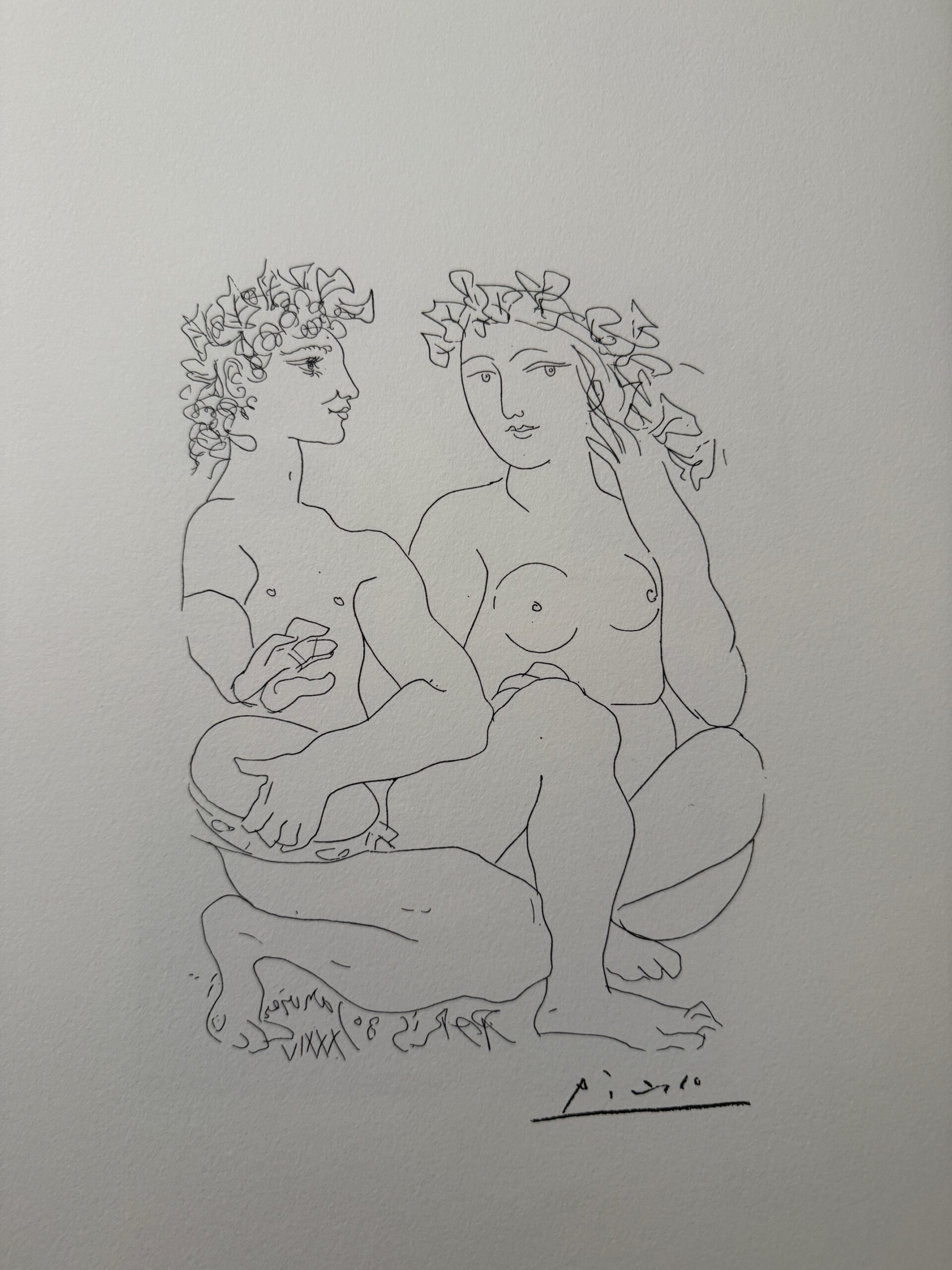 Joueur de Nu & Tambourin - Pablo Picasso – Image 1
