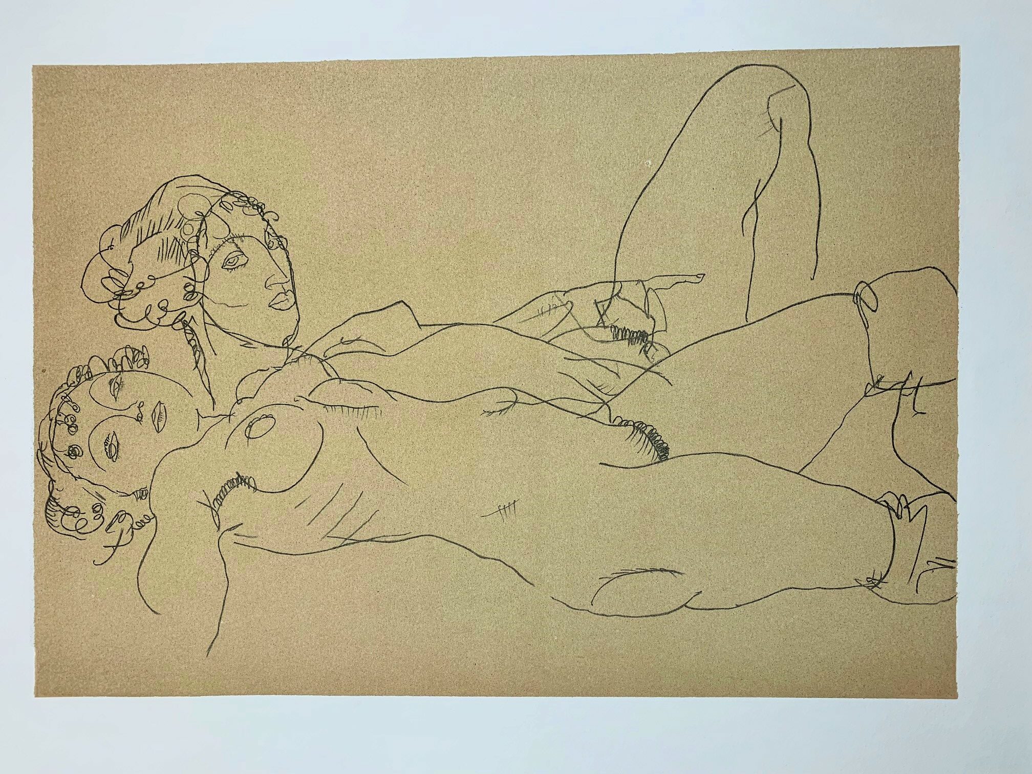 Nues Feminin Allongee - Schiele Egon – Image 1
