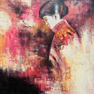 Jeune Femme de Profil - Carole Hermann 20E Eeuw