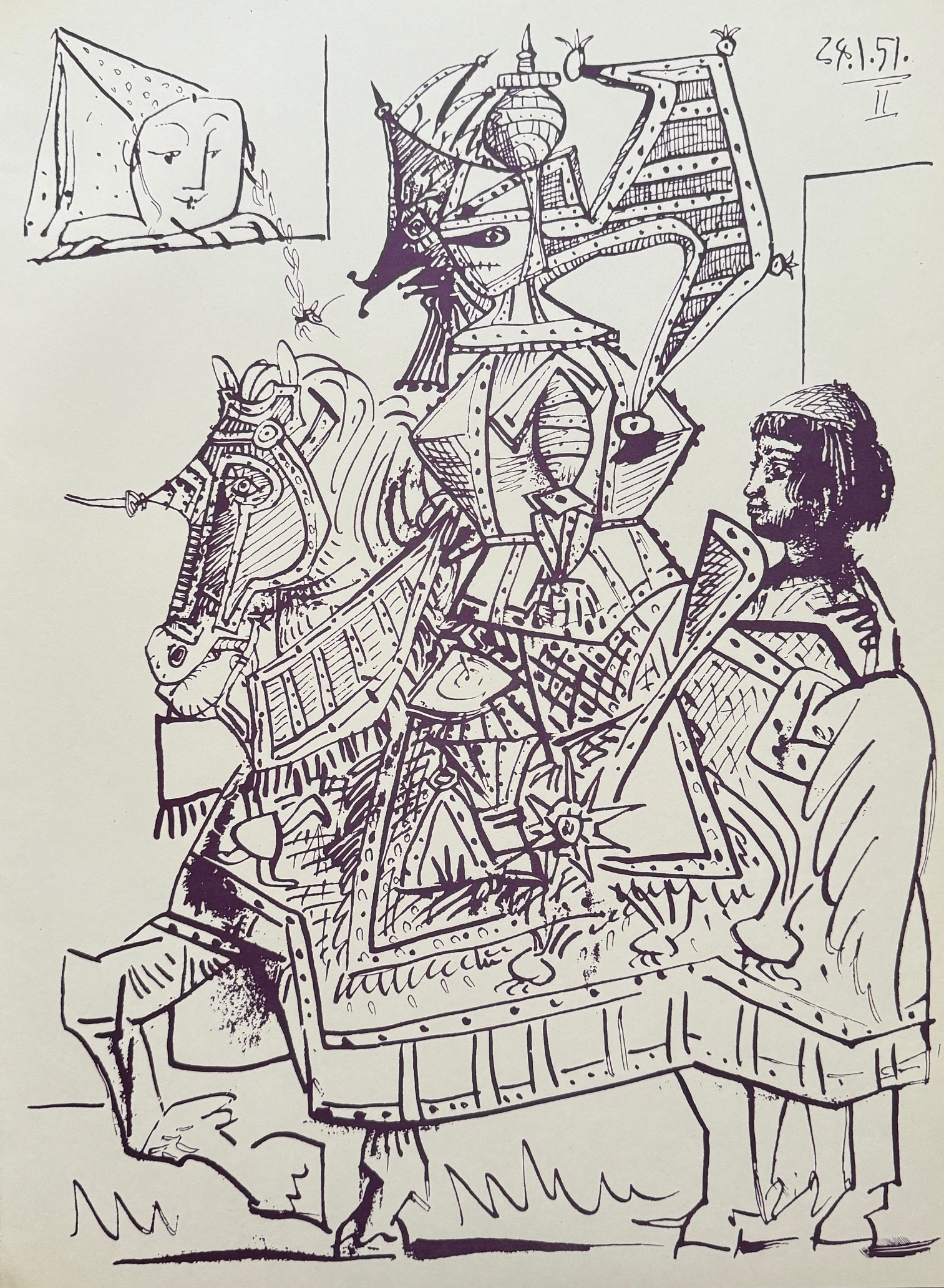 Chevalier et Page - Picasso Pablo – Image 1