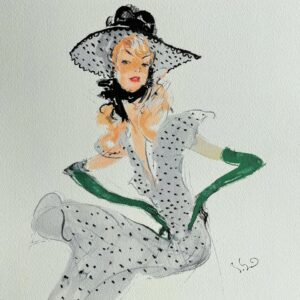 Jeune Fille au Chapeau - Jean-Gabriel Domergue