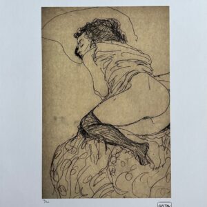 Femme Endormi - Gustav Klimt