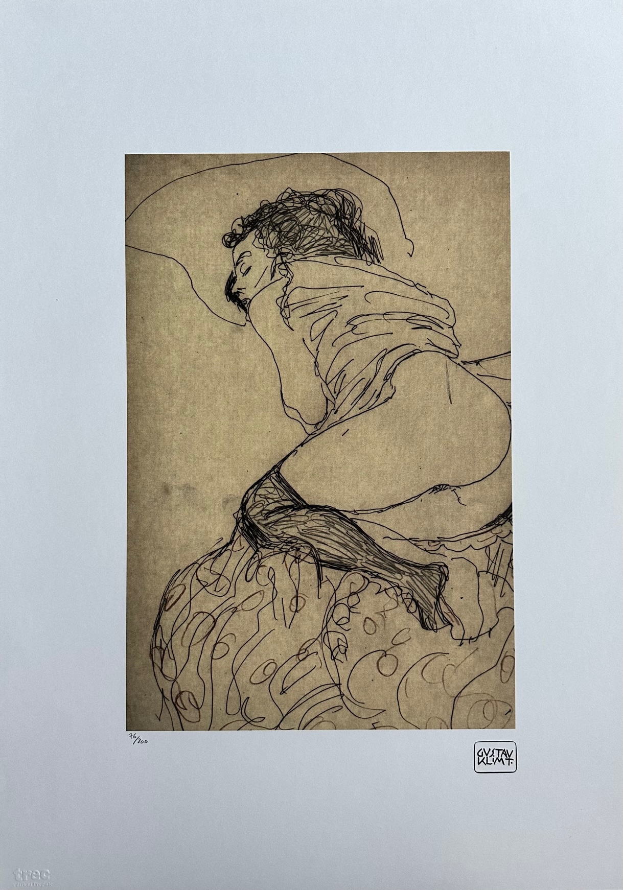 Femme Endormi - Gustav Klimt – Image 1
