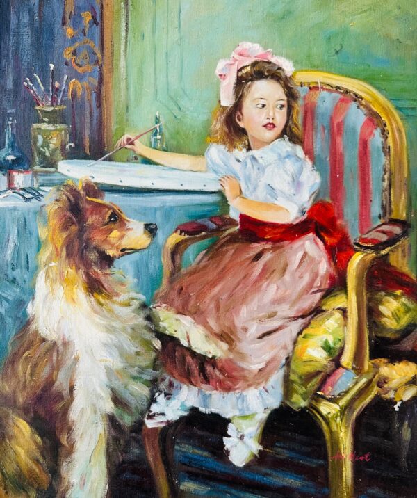 La Fille du Peintre - Henri Xxe Siècle Hart