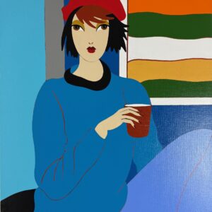 Femme au Chapeau Rouge - Dromik