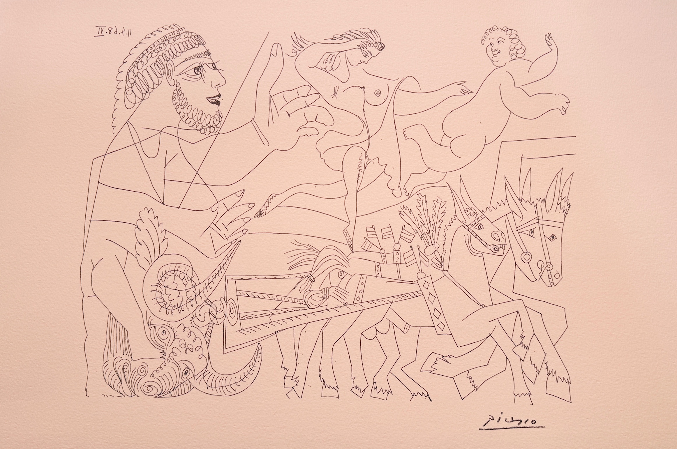 Composition - 11.4.86. Vi - Pablo Picasso – Image 1