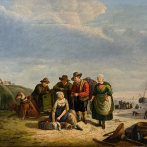 Scène Rurale avec Paysans - Gérard Laroche  Xx