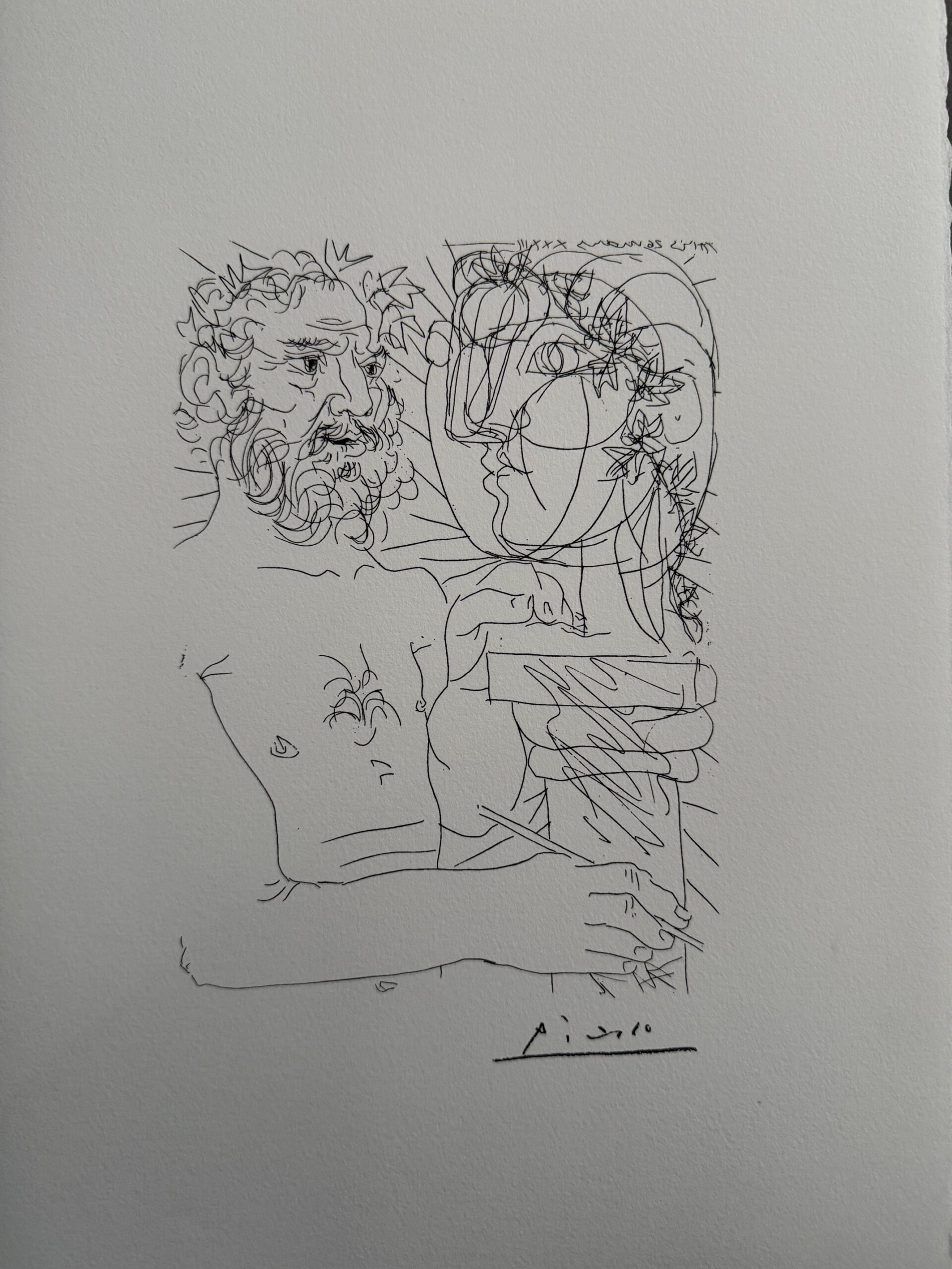 Sculpteur À Mi-Corps au Trvail - Picasso Pablo – Image 1