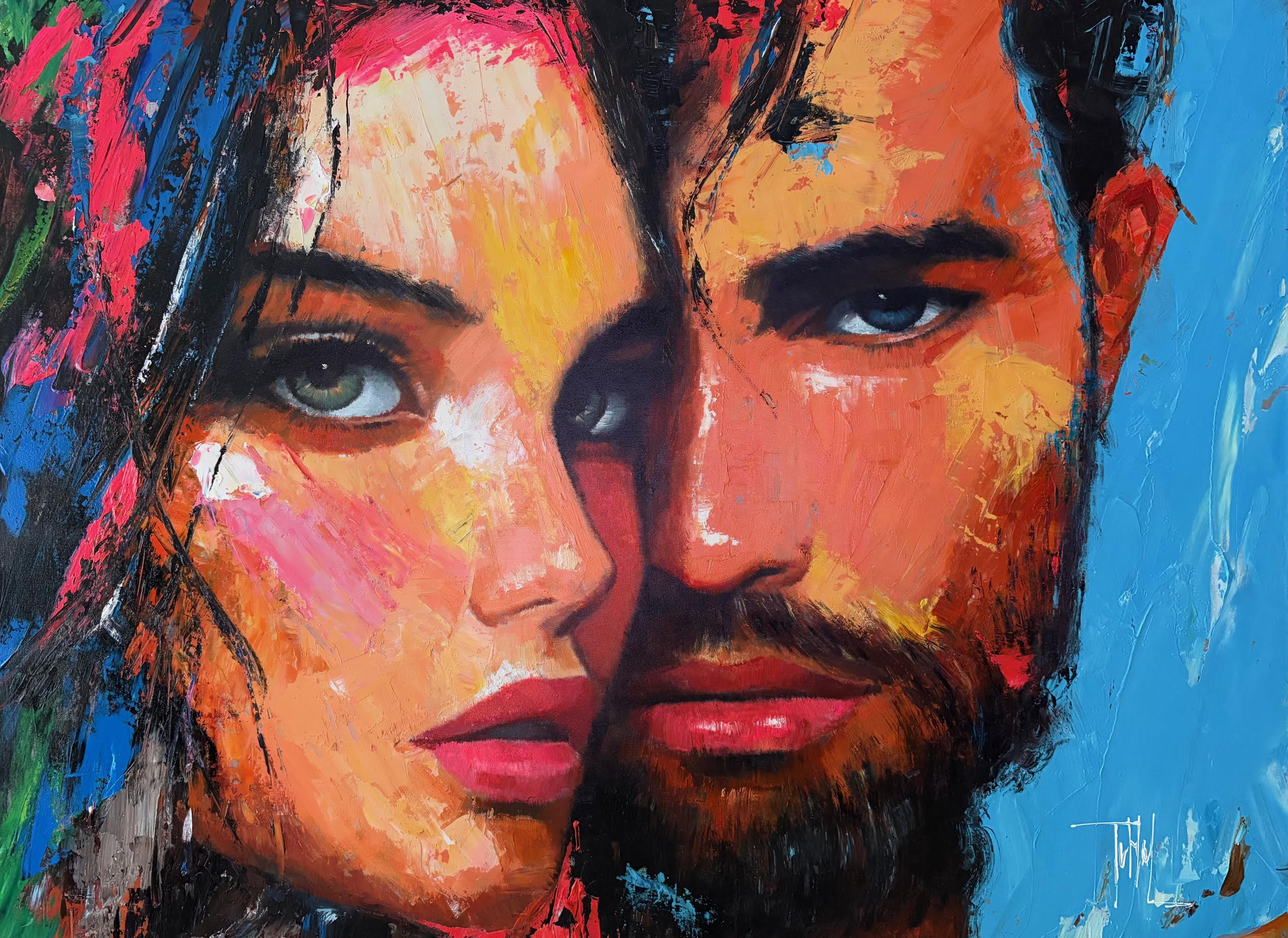 Portraits en Couleurs Vives - Loïc Tuhal – Image 1