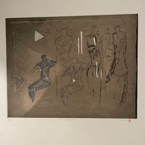 Quatre Figures Verticales, 1980 - Bruno Krief