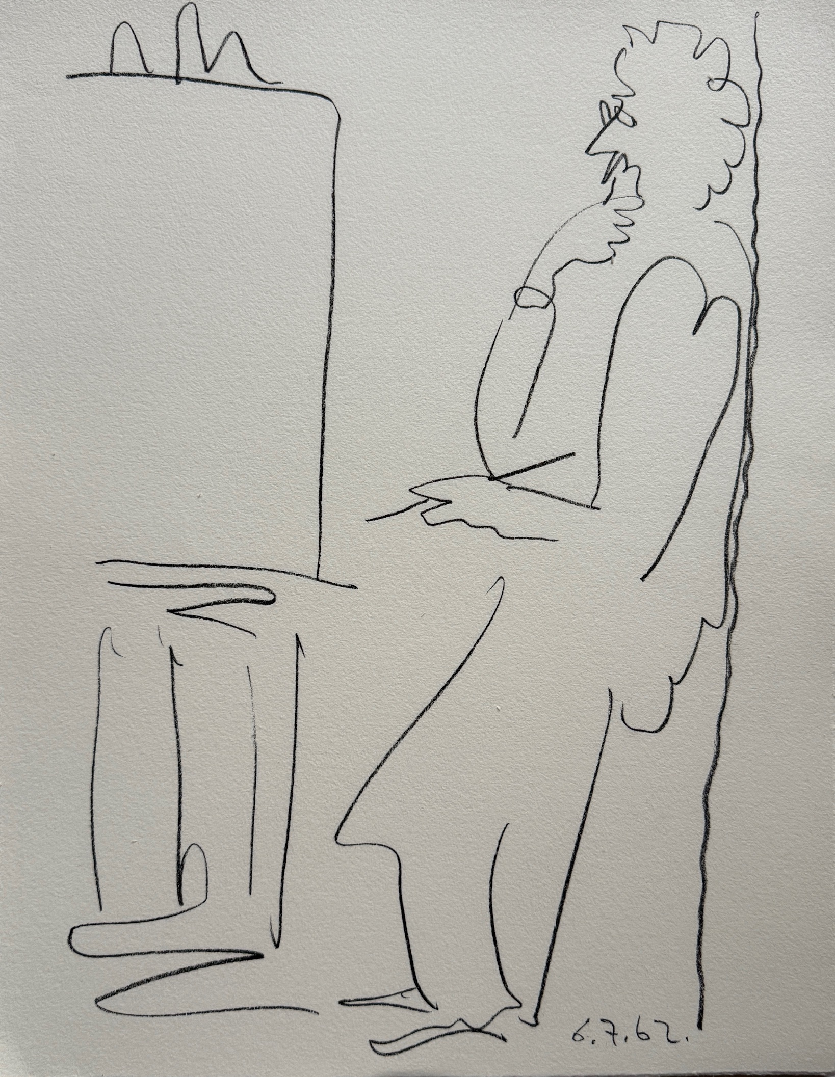 Le Peintre et Son Modèle, 1962 - Pablo Picasso – Image 1
