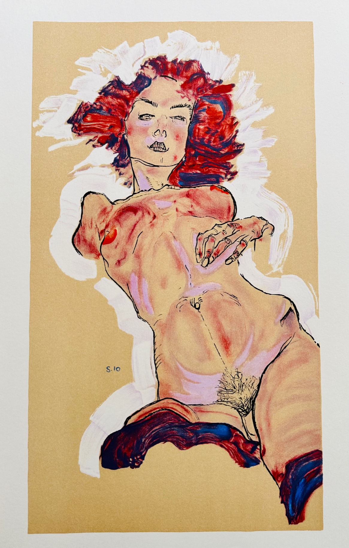 Nu Feminin Allonge - Egon Schiele – Image 1