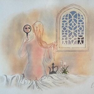 Nu au Miroir - Roger Chapelain-Midy