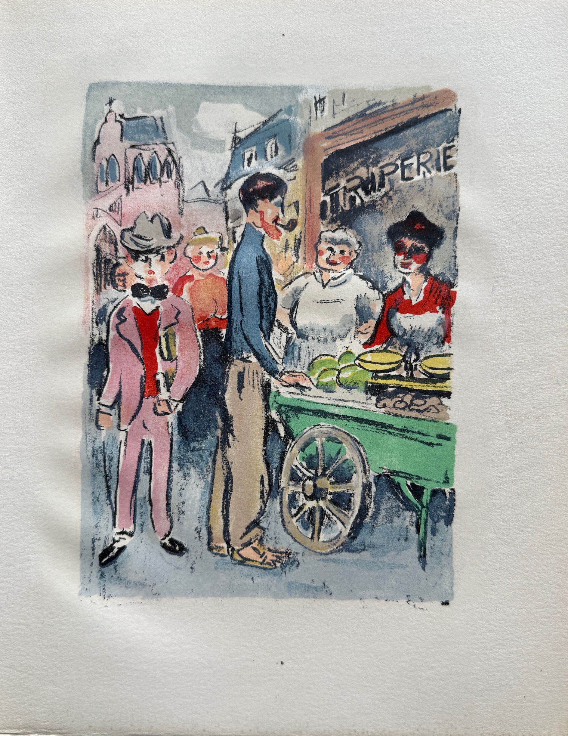 Le Marche de la Rue des Abbesses - Kees Van Dongen – Image 1