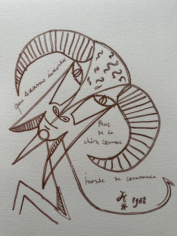 Chevre Immortelee - Jean Cocteau