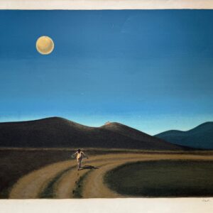 Personnage au Clair de Lune - Zeller Fred