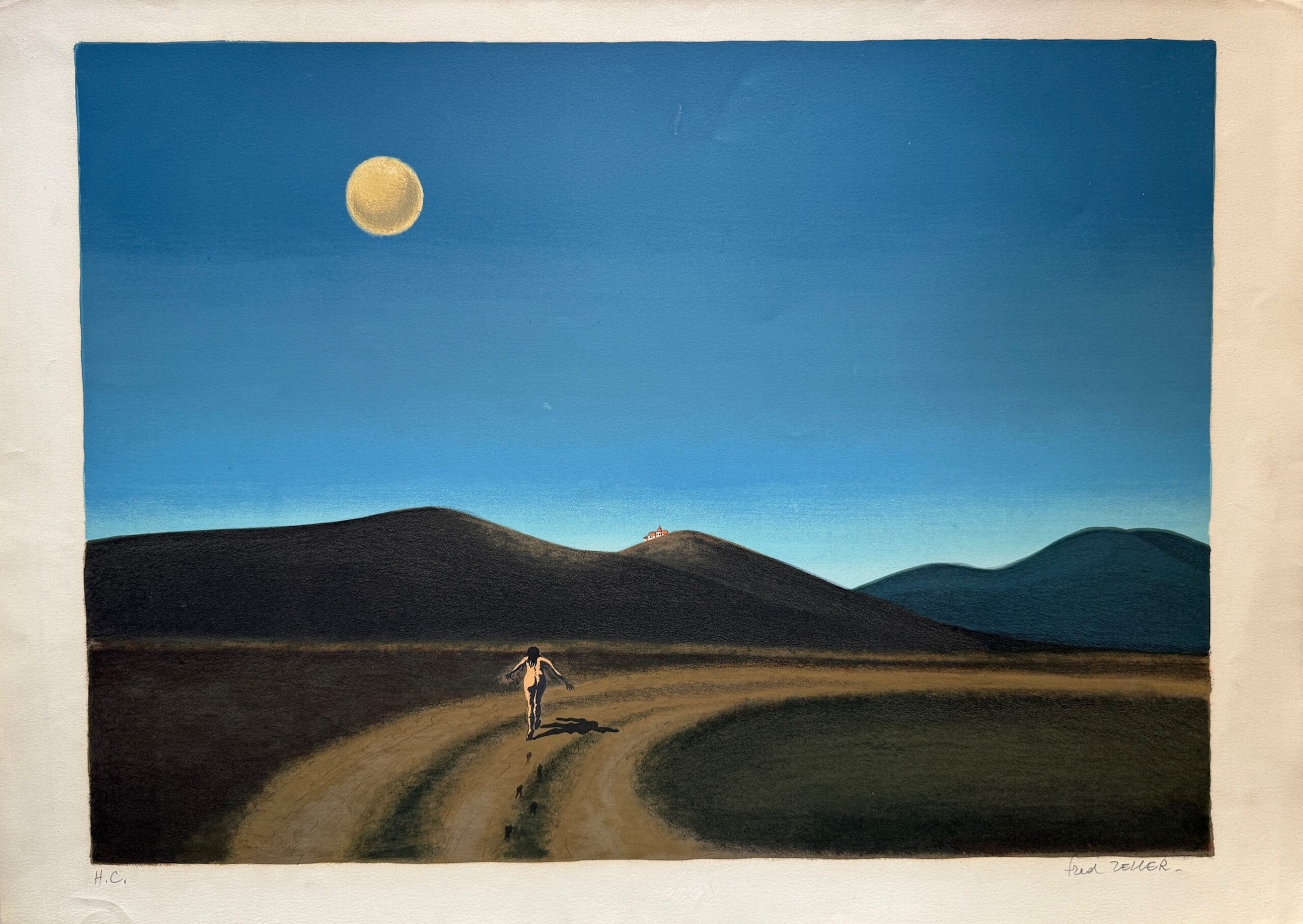 Personnage au Clair de Lune - Zeller Fred – Image 1