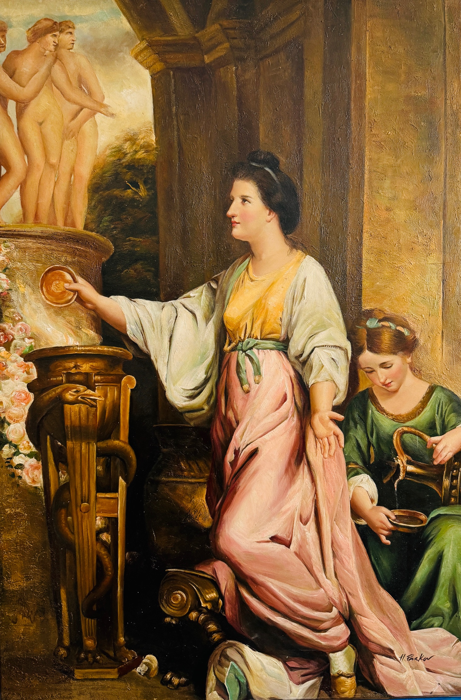 Xxe Siècle École Moderne - Huile Sur Toile – Image 1