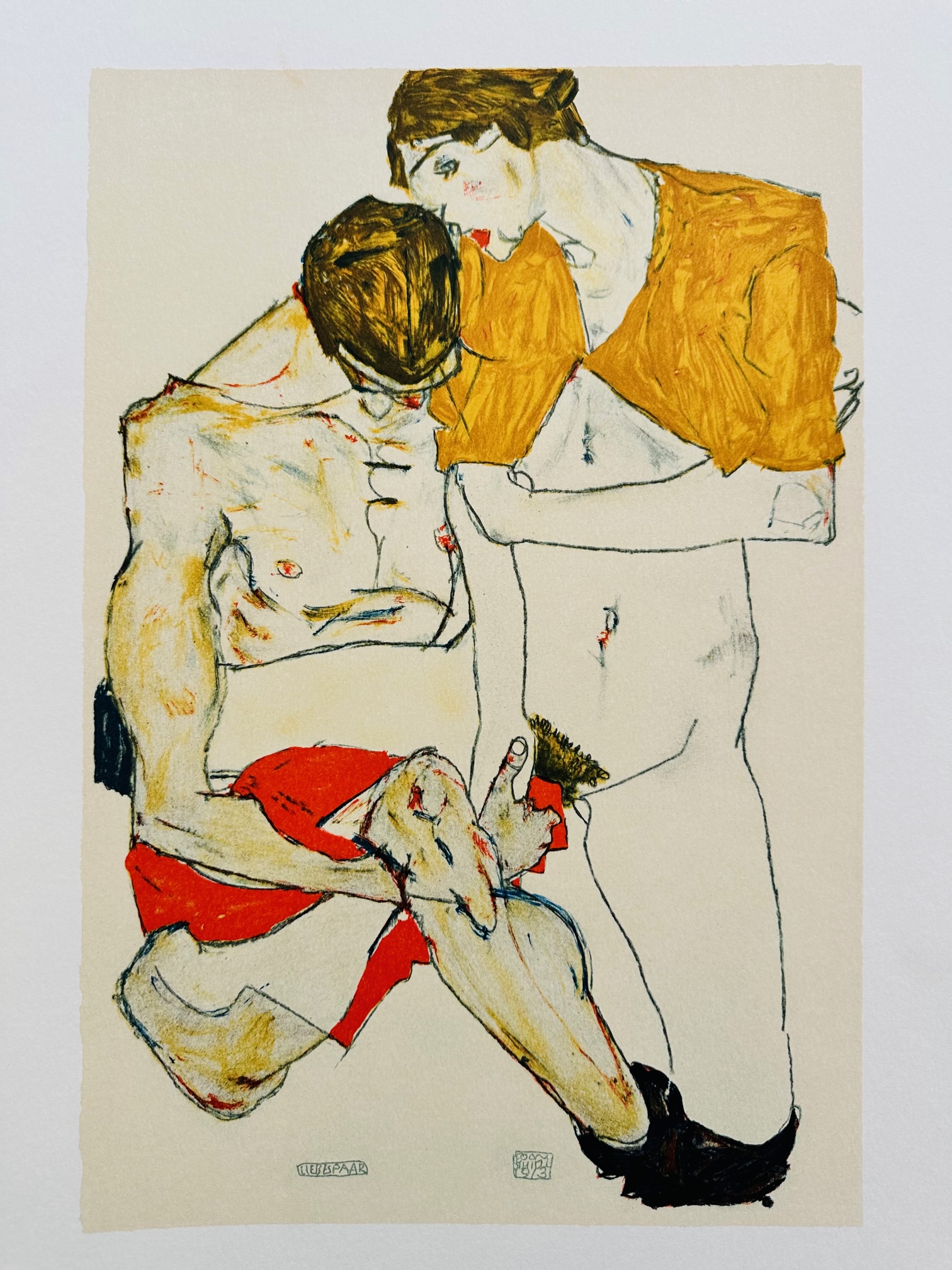 Les Amants - Egon Schiele – Image 1