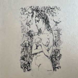 Eve au Jardin D'eden, 1959 - Foujita Tsuguharu Léonard