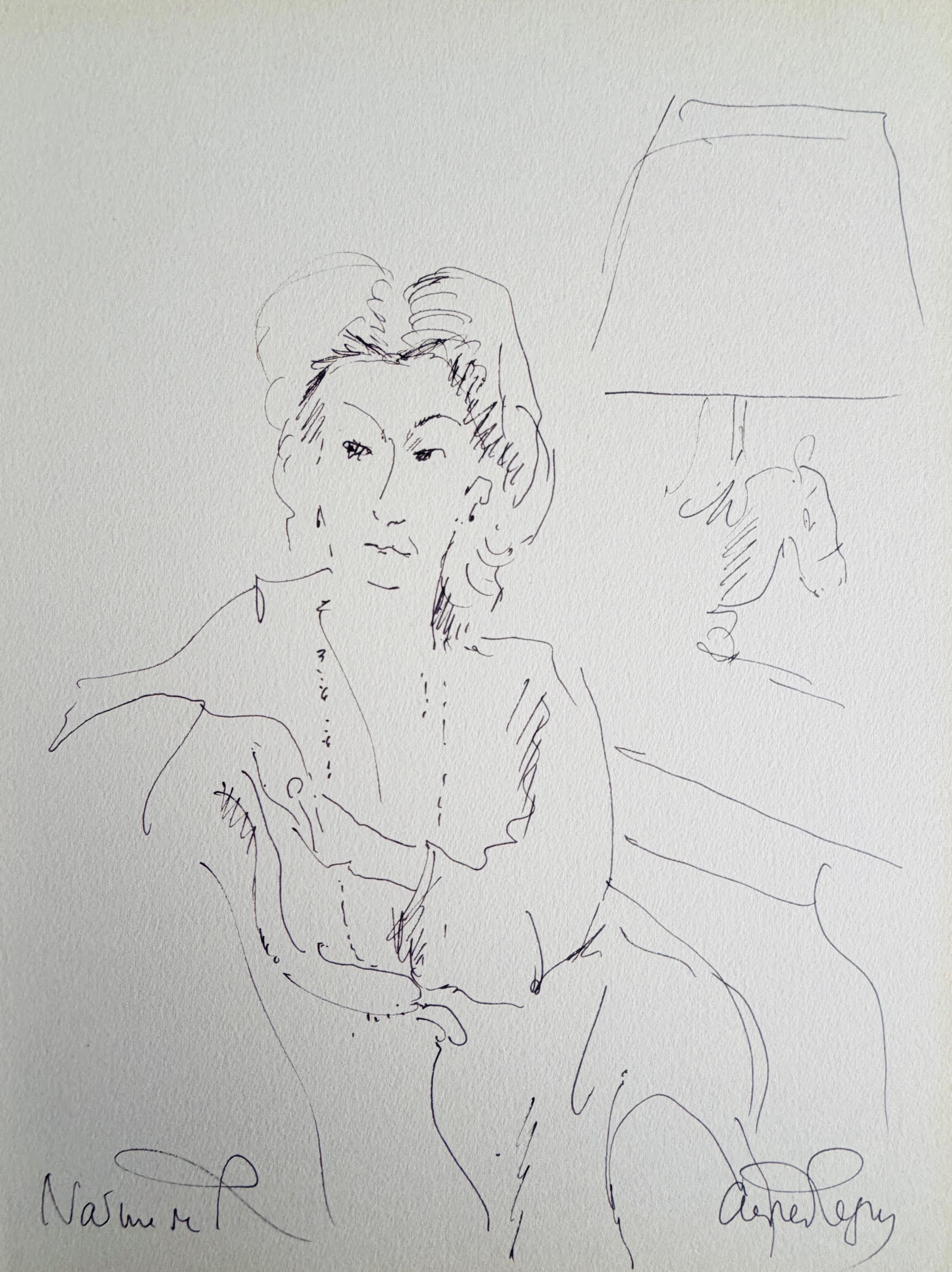 Portrait au Fauteuil - Andrée Regnier – Image 1
