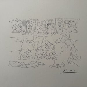 Combat de Taureaux - Picasso Pablo