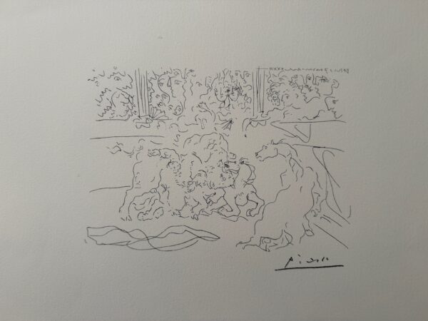 Combat de Taureaux - Picasso Pablo