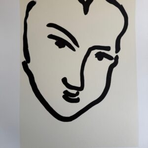 Nadia au Visage Penche 1948 - Henri Matisse