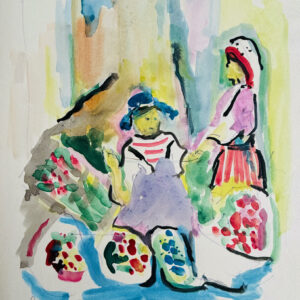 Composition aux Personnages - Andrée Regnier