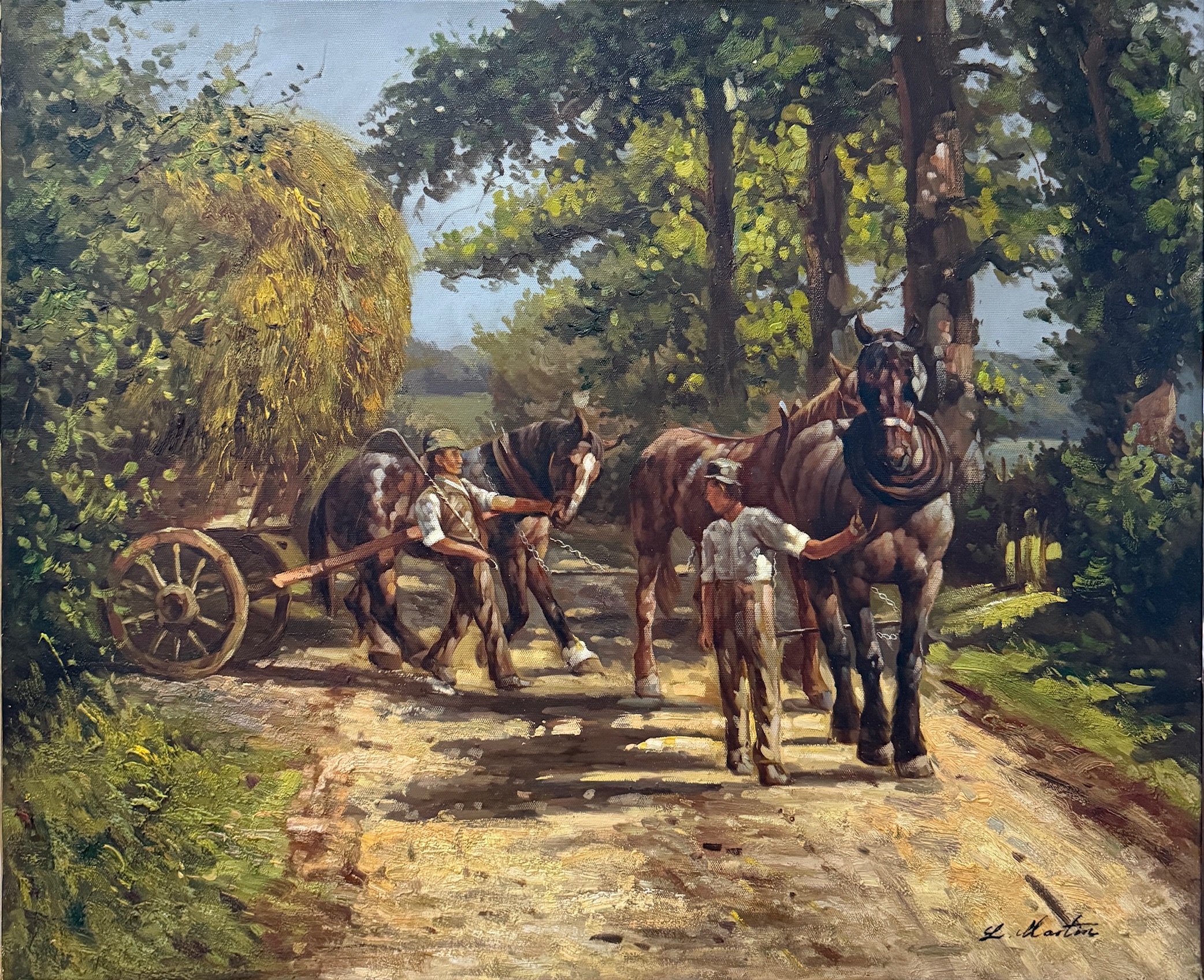 Promenade en Forêt - Ecole Française Xxe – Image 1