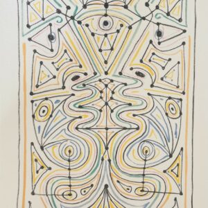 Composition Geometrique Ii - Jean Cocteau