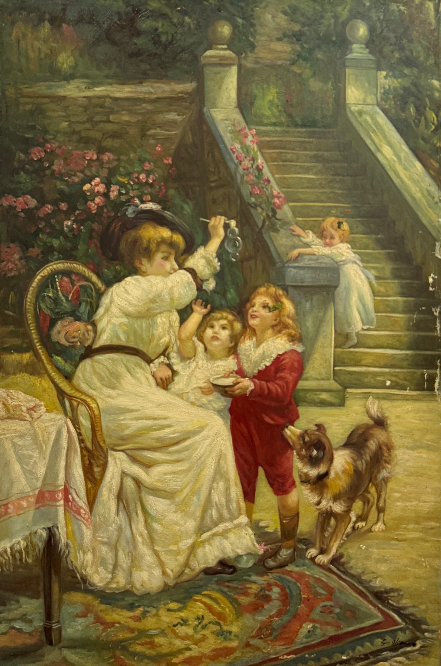 Xxe Siècle École Française - Huile Sur Toile – Image 1