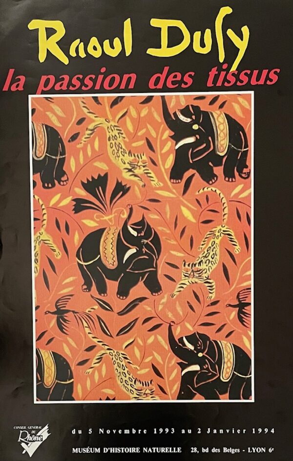 Projet de Tissu pour Bianchini Ferier - Raoul Dufy