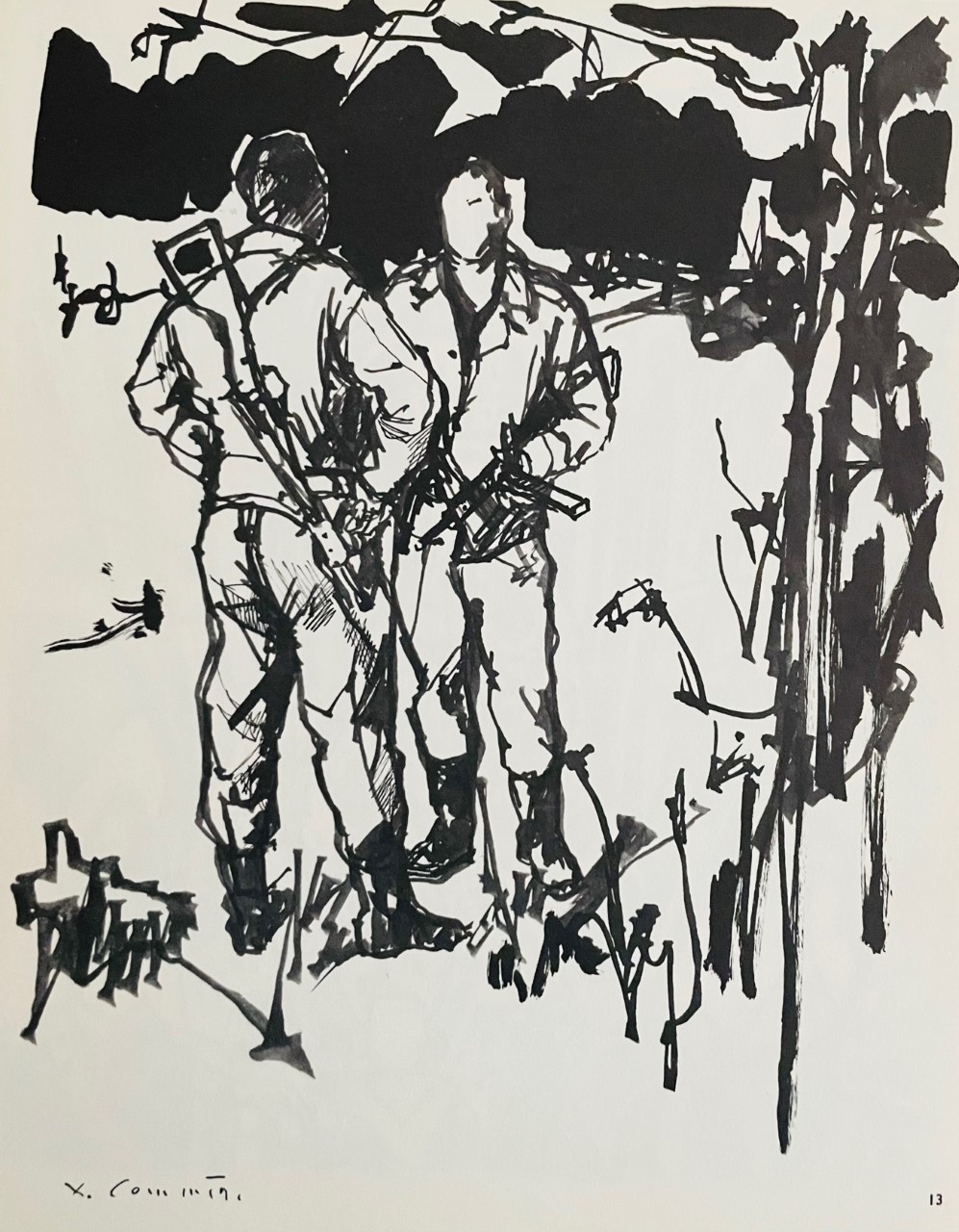 Les Soldats en Pause - Jean Commere – Image 1