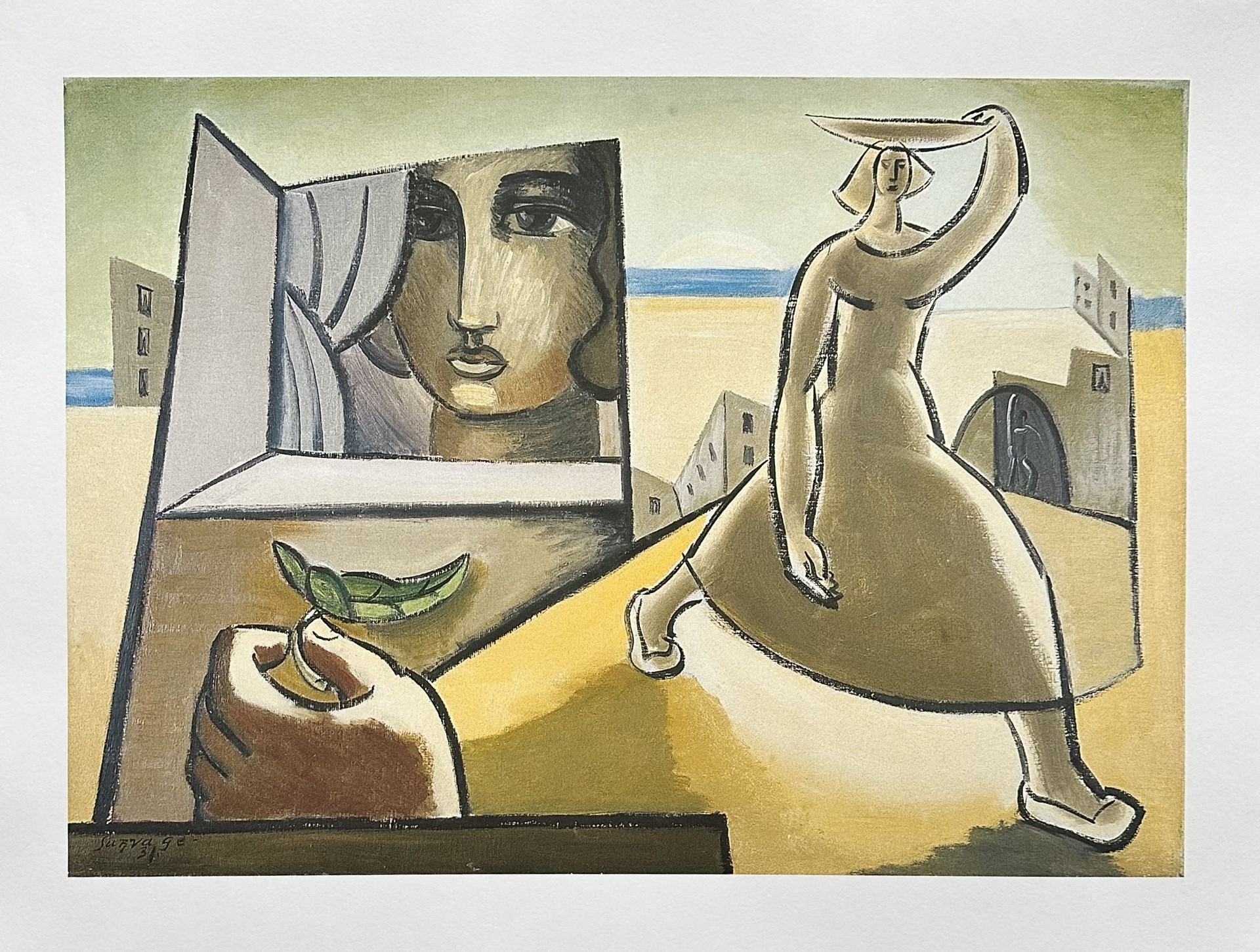 Femme A la Fenetre - Sylvain Sauvage – Image 1