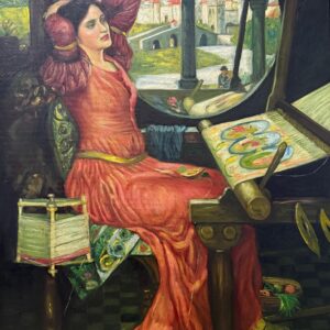 Femme en Rouge À L’intérieur - Ecole Française Xxe