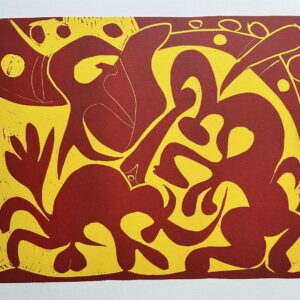 Pique (Rouge et Jaune) - Pablo Picasso