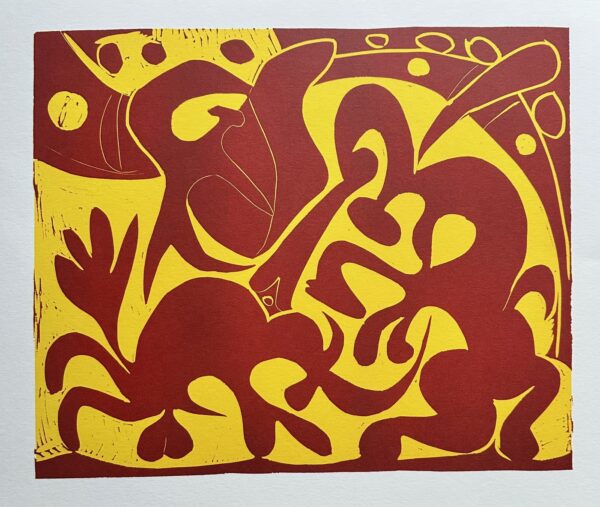 Pique (Rouge et Jaune) - Pablo Picasso