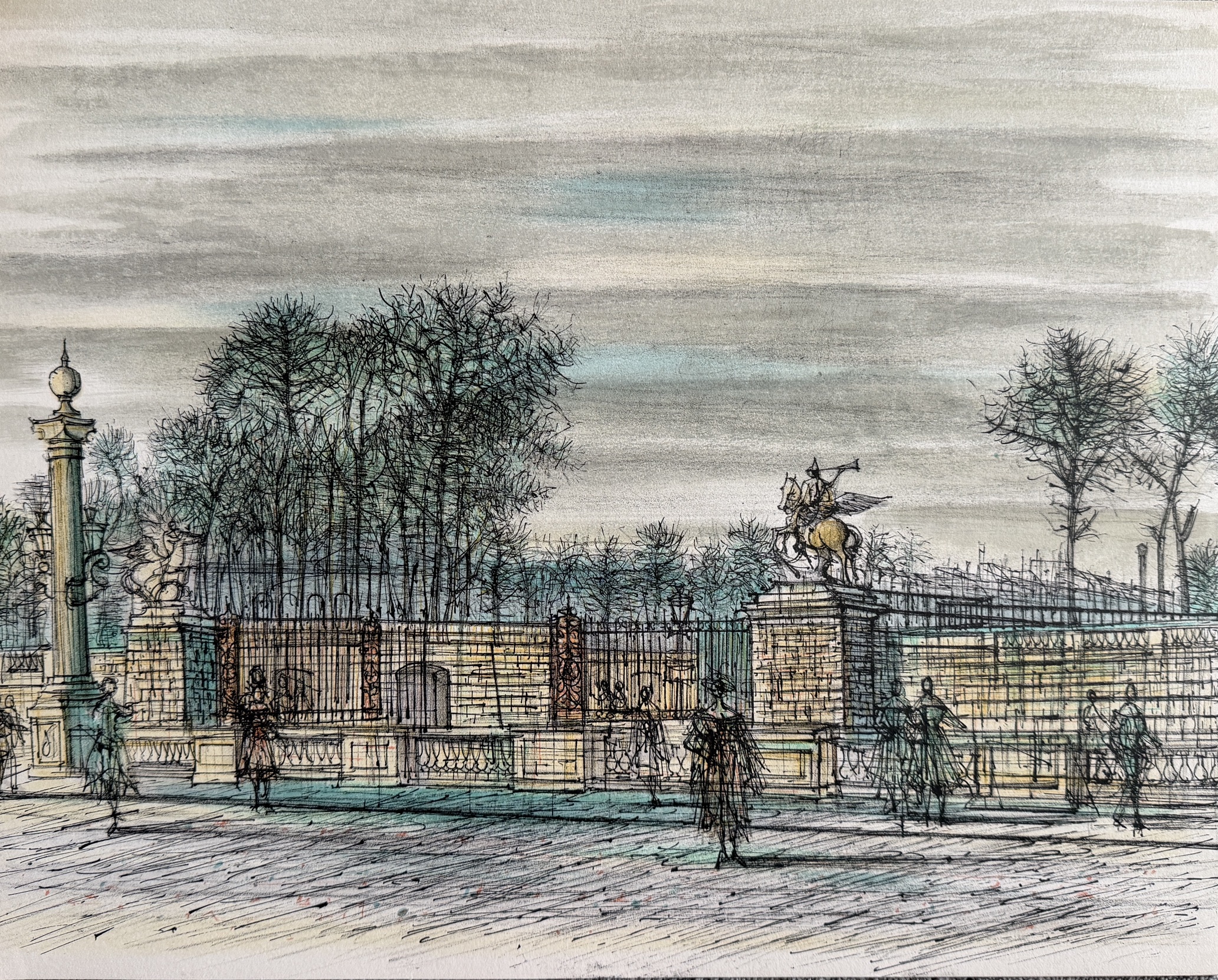 Élégance Urbaine - Jean Carzou – Image 1