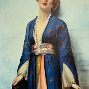 Portrait en Bleu Profond - Samuel Smills