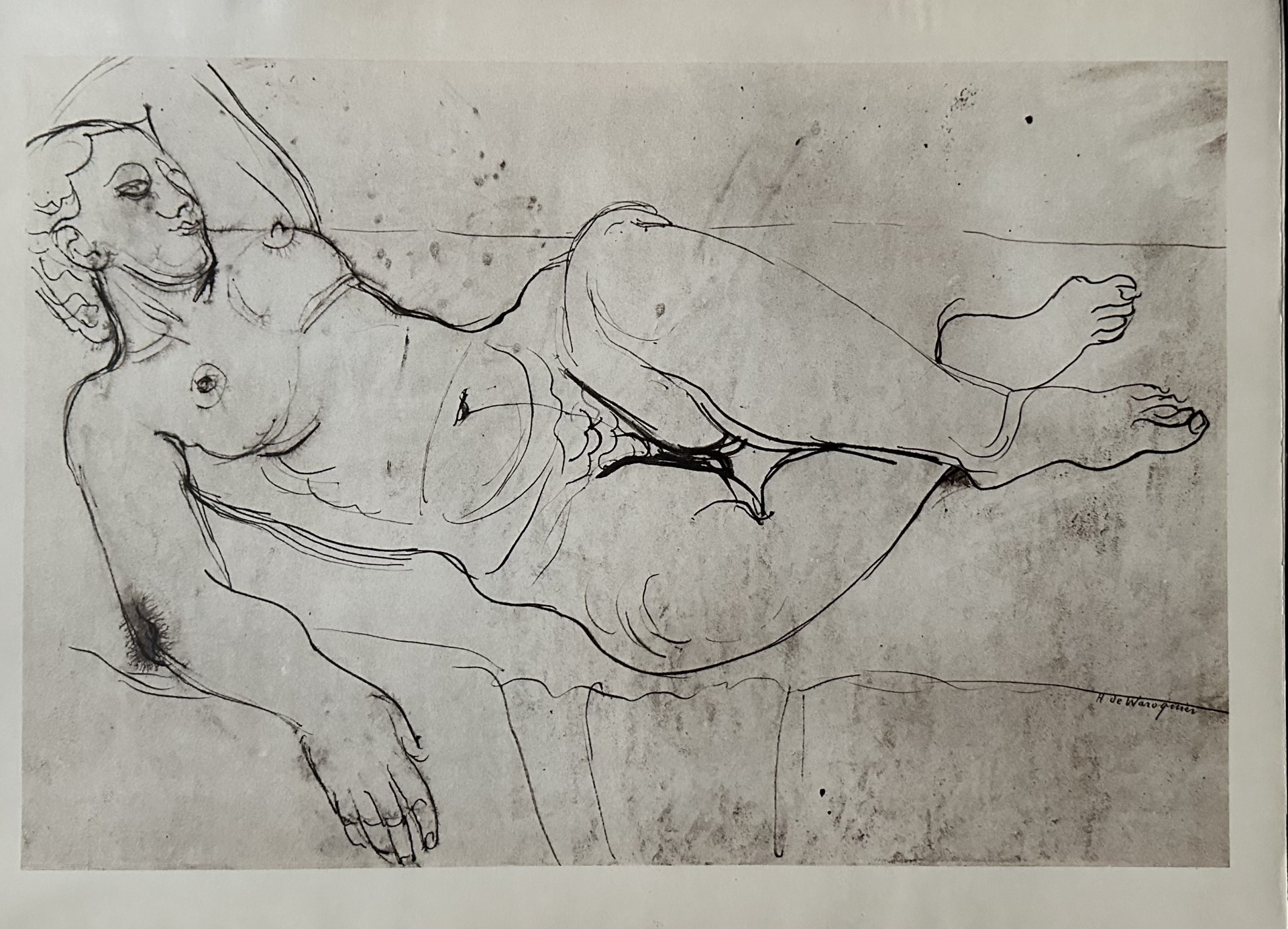 Nu - Henri De Waroquier – Image 1