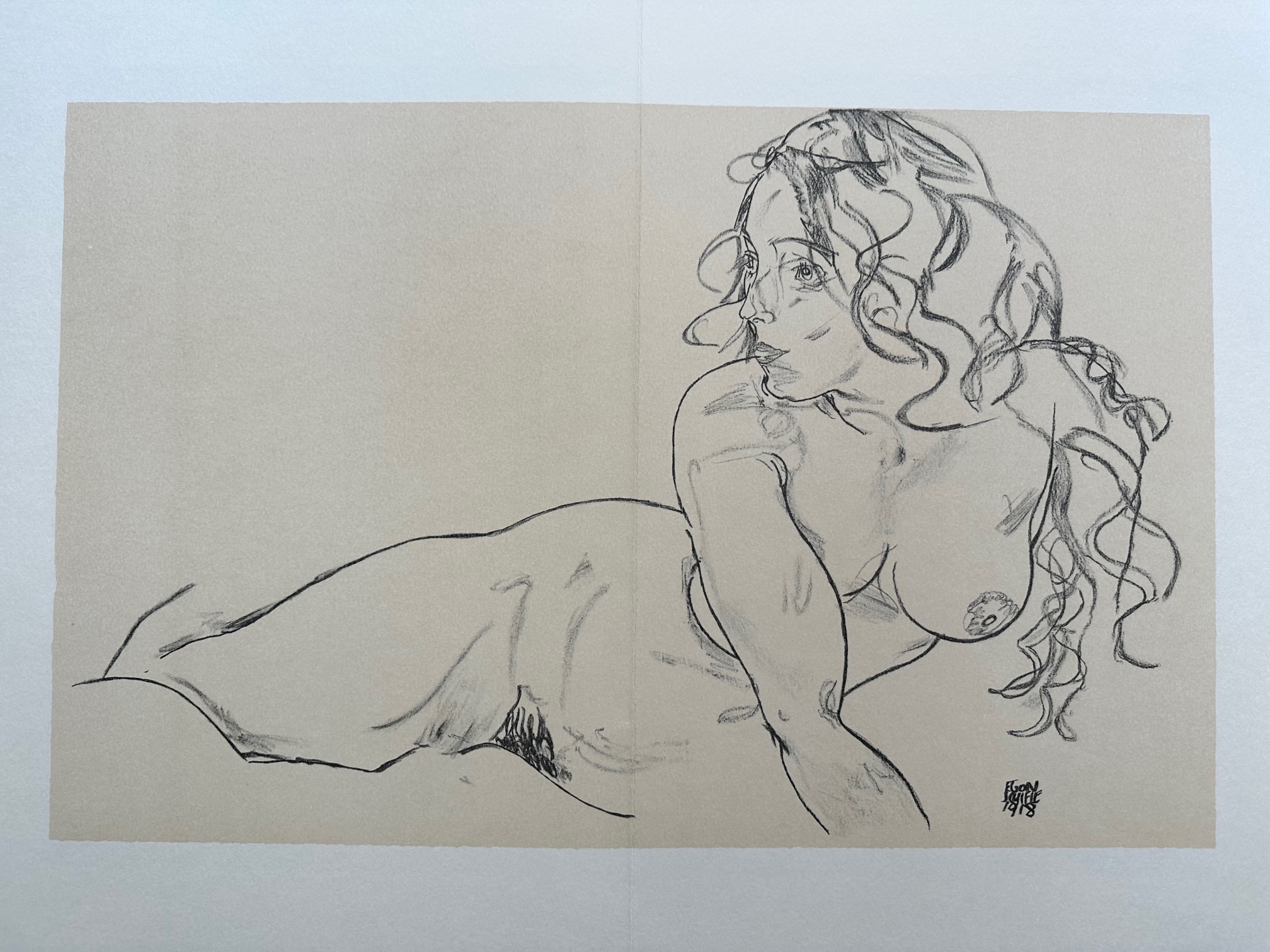 La Fille aux Longs Chevaux - Schiele Egon – Image 1