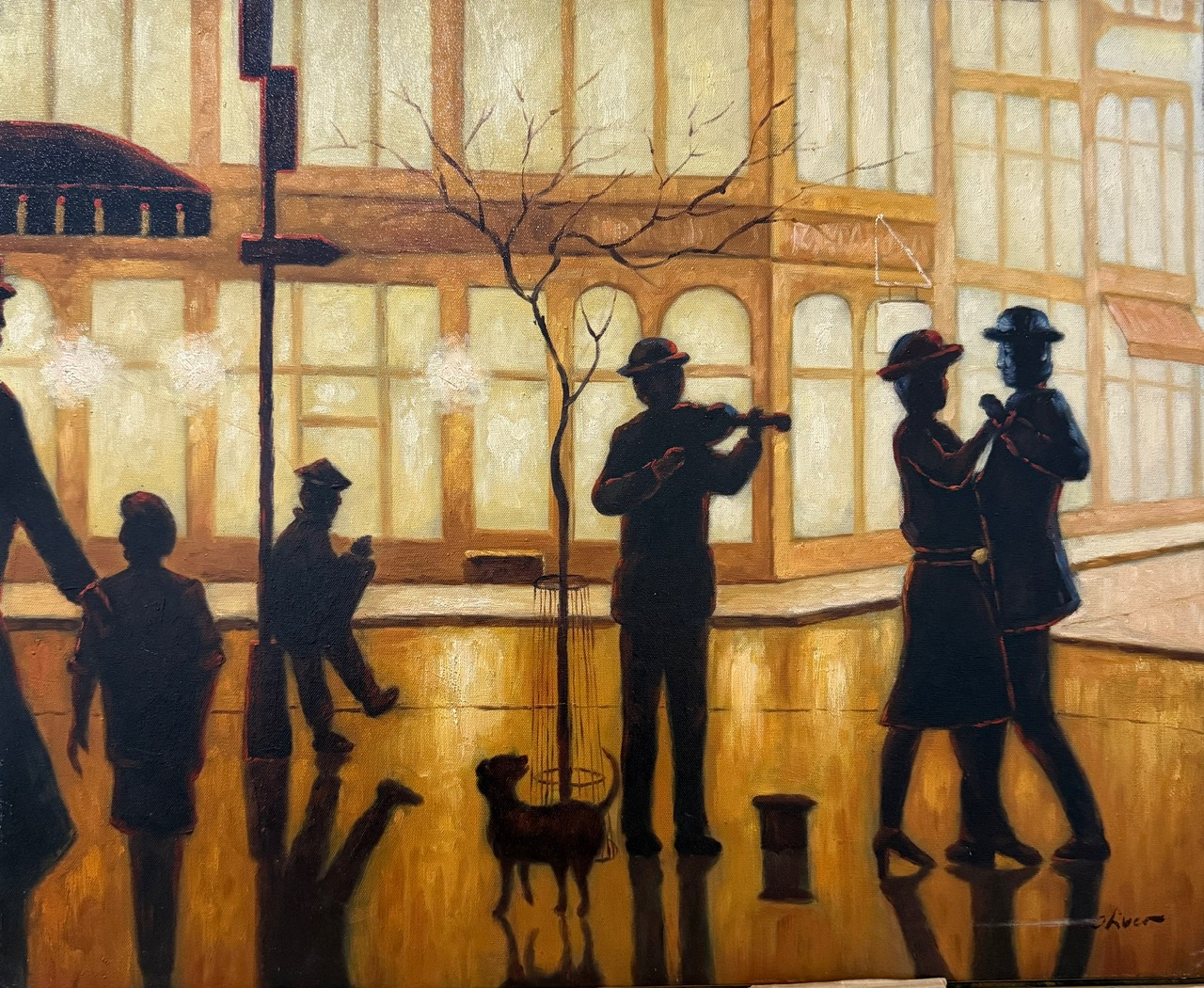 Xxe Siècle École Française - Huile Sur Toile – Image 1