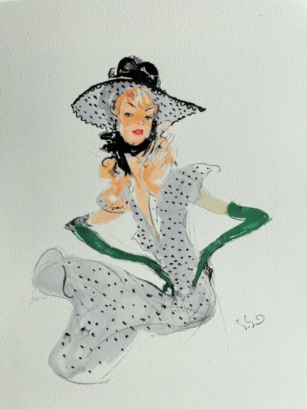 Jeune Fille au Chapeau - Jean-Gabriel Domergue