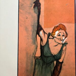 Yvette Guilbert Saluant le Public - Toulouse-Lautrec Henri De