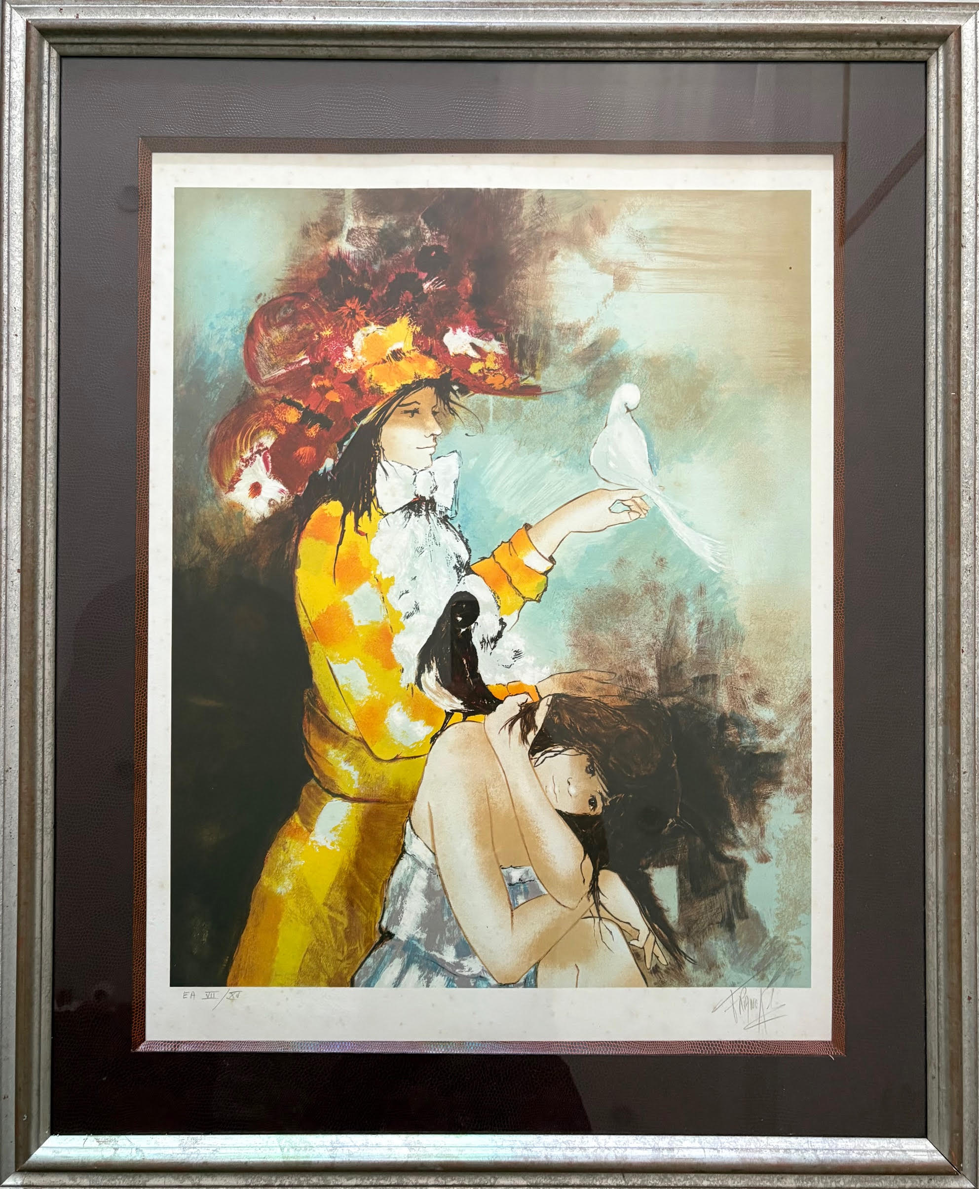 Jeune Fille A la Colombe - Franck L. – Image 1