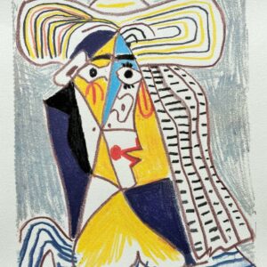 Personnage Cubiste au Chapeau - Picasso Pablo