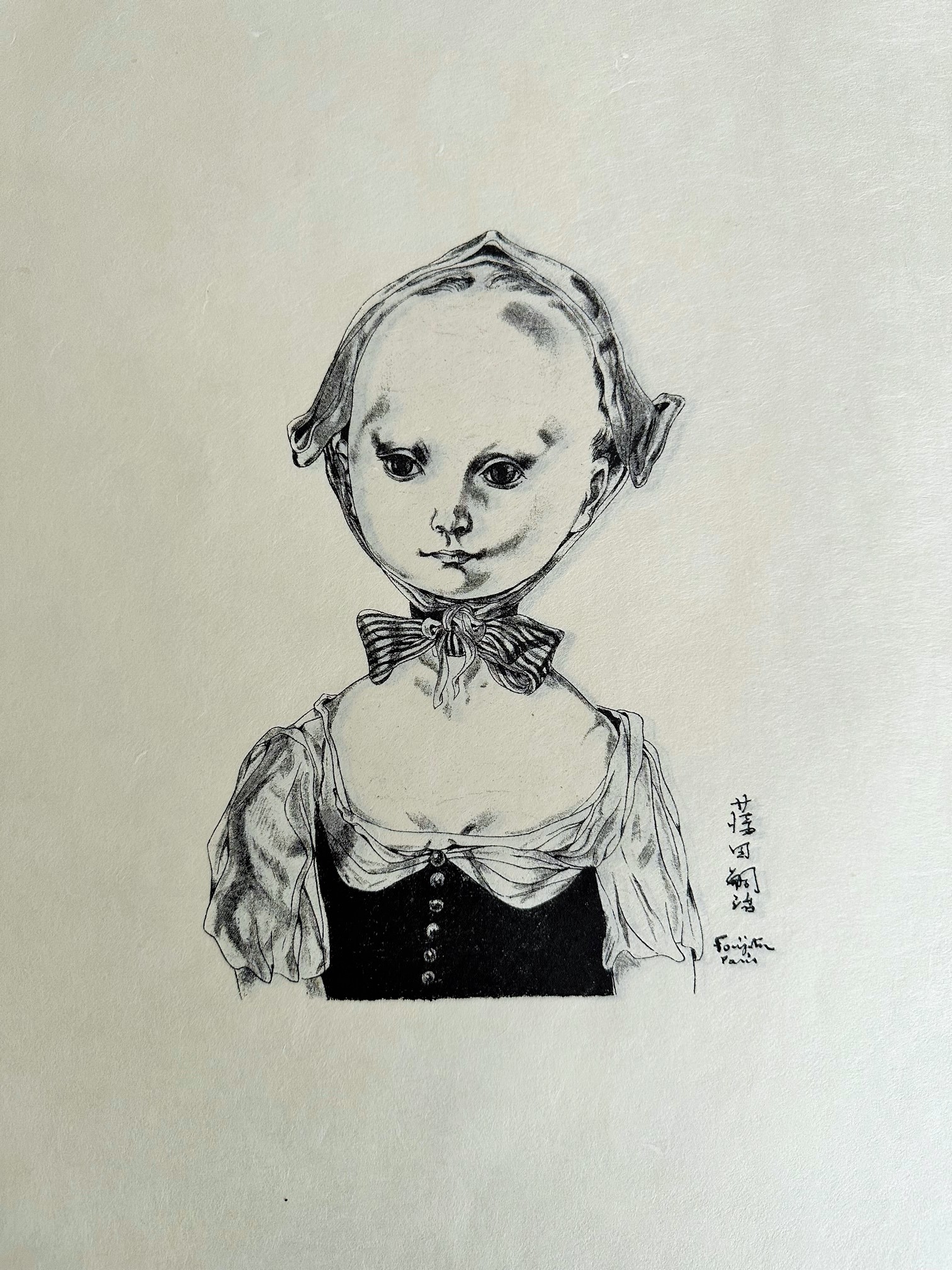 Jeune Fille au Chapeau - Foujita Tsuguharu Léonard – Image 1